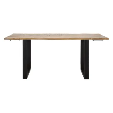 Stół jadalny EDGE ALL. 180x90x77 cm - długość całkowita 280 (drewno mango)